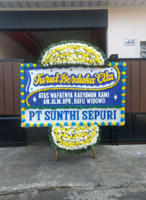 Papan Bunga Duka di Nelawi