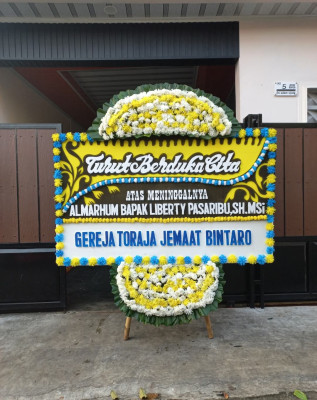 Papan Bunga Duka di Nelawi